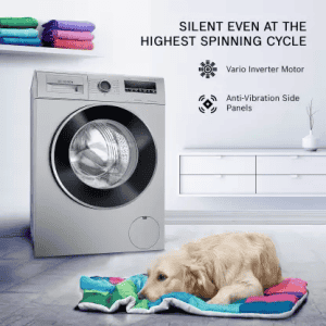BOSCH 8 kg | Fully Automatic Front Load Washing Machine | WAJ2426PIN | In-built Heater | Silver