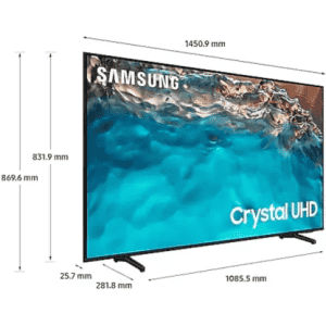 SAMSUNG  Ultra HD (4K) LED Smart Tizen TV 2022 Edition 163 cm (65 inch) (UA65BU8000KLXL)