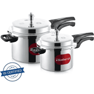 BlueBerrys 5 L, 3 L Induction Bottom Pressure Cooker