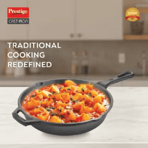Prestige | Cast Iron | 25 cm diameter | 1 L capacity | Fry Pan