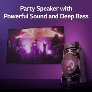 LG XBOOM RNC5 Party Speaker | Multi Color Lighting | Black