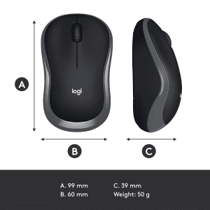 Logitech Wireless USB Mouse | M185