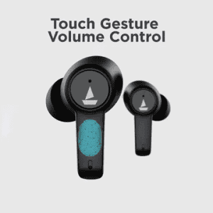 boAt | Airdopes 418 TWS | Active Noise Cancellation | IPX4 Water Resistant | IWP Technology | Black Storm Earbuds
