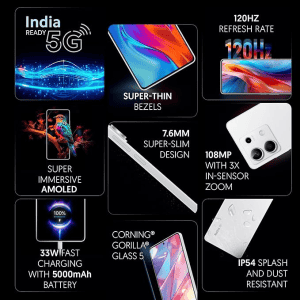Redmi Note 13 5G | 12 GB | 256 GB | Stealth Black