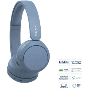 Sony Wireless Bluetooth Headphone with Mic | Blue | WH CH520