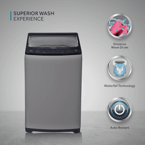 Haier HWM80-826DNZP | 5 Star In-built Heater Fully Automatic Top Load Washing Machine | 2023 Model | 7.5 Kg