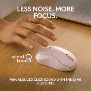Logitech M240 Wireless Optical Mouse with Bluetooth | Rose