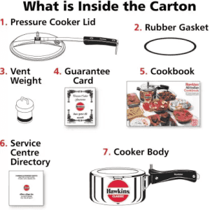 Hawkins Classic Pressure Cooker | 1.5 L | Aluminium