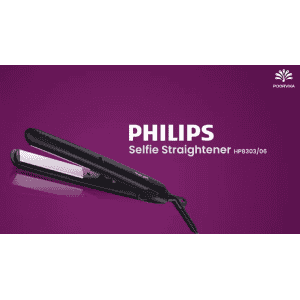 PHILIPS Silk ProCare Selfie Straightener | Black | HP8303/06