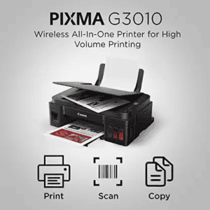 Canon Pixma G3010 Multi-function WiFi Color Ink Tank Printer