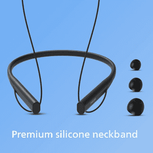 Philips Audio TAN4207BK | WIRELESS NECKBAND | Magnetic Ear Tips for Tangle Free Experience | Black