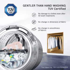 BOSCH Fully Automatic Front Load Washing Machine with In-built Heater | 8 Kg | WAJ2846PIN | Grey