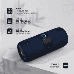 boAt Stone Bluetooth Speaker | 14 W |  upto 9 Hours Battery  | True Wireless | 1208