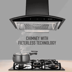 FABER  HOOD CREST PLUS HC SC BK 60  | Auto Clean with Powerful Suction Capacity |Technology Wall Mounted Chimney |