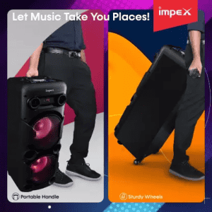 IMPEX Bluetooth Tower Speaker | 80 W | TS8001