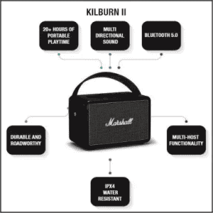 Marshall Kilburn II  | 36 W |  Bluetooth Speaker