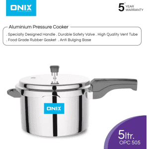 Onix OPC 505 5 L Pressure Cooker | Aluminium