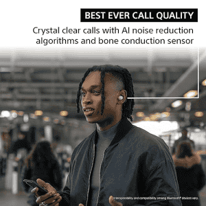 Sony Wireless Bluetooth in Ear Earbuds | Active Noise Cancelling | Up to 36 Hours Battery Life | WF-1000XM5