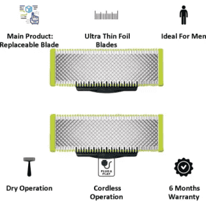 PHILIPS OneBlade Trimmers |  OneBlade Replaceable Blades for all | QP220/51