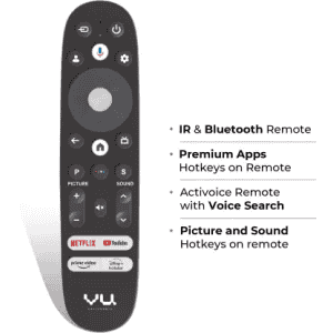 Vu 43CA |  Smart Google TV 2023 Edition  | 4K |  108 cm (43 Inch)