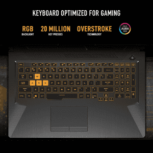 ASUS TUF Gaming Laptop | F15 | 11th Gen | Core i5 | 8 GB | 512 GB SSD | 15.6 inch | FHD Display | 4GB Graphics | Win 11 | MSOffice | FX506HF-HN024WS