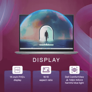 DELL Inspiron Intel Core i5 Thin and Light Laptop | 13th Gen | Inspiron 5430 | 1335U | 8 GB | 512 GB SSD | 14 Inch | 1.59 Kg | Platinum Silver | IN5430FR0KC001ORS1