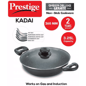 Prestige Omega Deluxe granite Kadai | 26 cm | 260 mm | WL 36311