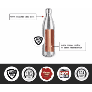Cello  Flask  | Swift Stainless Steel | 500 ML