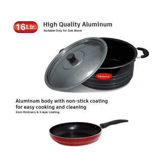 Blueberrys Prime 16L 36cm Nonstick Aluminum Biriyani Pot