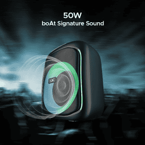 boAt Party Pal 195 Portable Bluetooth Speaker | Midnight Black
