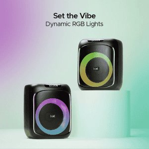 boAt Party Pal 195 Portable Bluetooth Speaker | Midnight Black