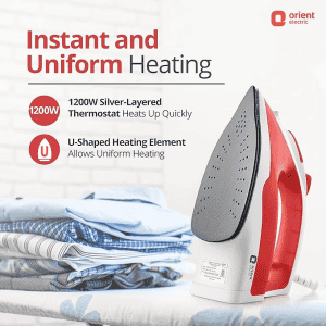 Orient Electric FabriFeel | 1200 Watt Steam | Iron Box