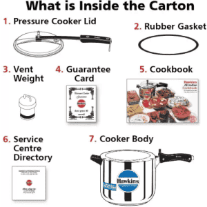 Hawkins (HSS60) Induction Bottom Pressure Cooker | 6 L | Stainless Steel