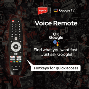 Impex Google LED TV |  108 cm (43 Inch) | Black | 43S3RLD2