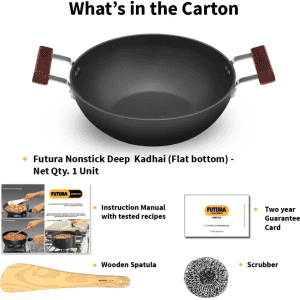 Hawkins Non Stick Deep Kadhai, Deep-Fry Pan