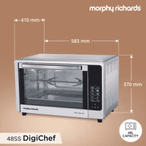 Morphy Richards 48-Litre  | 510049 OTG 48SS DIGICHEF | DIGICHEF Oven Toaster Grill | SILVER