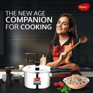 Pigeon Elite Shine 2 L Induction Bottom Pressure Cooker | Stainless Steel