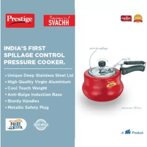 Prestige Svachh Nakshatra Red Handi |10752 | 3 litre | Red
