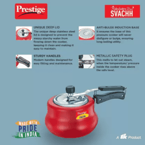 Prestige Svachh Nakshatra Red Handi |10752 | 3 litre | Red