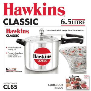 Hawkins Classic (CL65) | 6.5 L Pressure Cooker | Aluminium