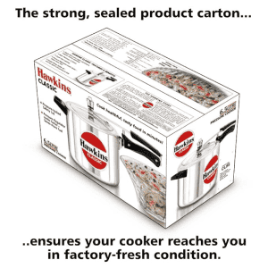 Hawkins Classic (CL65) | 6.5 L Pressure Cooker | Aluminium