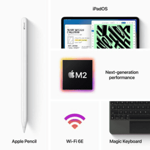Apple iPad Pro Wi-Fi Tablet | 6th Gen | 32.77 cm | 12.9-inch | 512 GB | MNXU3HN/A | Space Grey