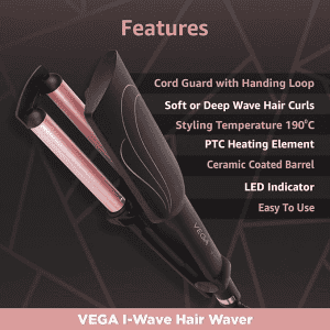 Vega I-Wave Hair Waver \ VHWR-01 | Black