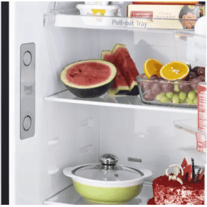 LG Frost Free Double Door Convertible Refrigerator | 246 L | 3 Star | Ebony Sheen | GL-T262TESX