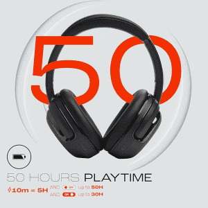JBL Tour One M2 Adaptive Noise Cancelling Over Ear Headphone | Black