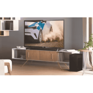 PHILIPS TAB7305 Bluetooth Soundbar with Wireless Subwoofer | Dolby Audio | HDMI ARC | Optical In 300 W | 2.1 Channel | Black