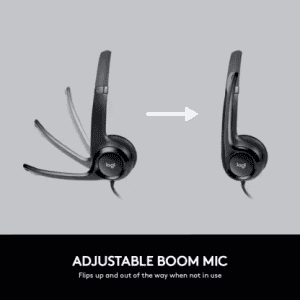 Logitech H390 USB Wired Headset | On the Ear | Black
