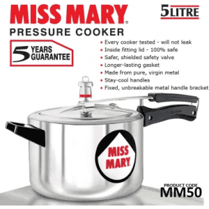 Hawkins Miss Mary Pressure Cooker | 5 L | MM50