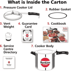 Hawkins Classic | CL10 | Pressure Cooker | 10 L
