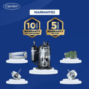 CARRIER 6-in-1 FLEXICOOL | 5 STAR R32 CARRIER |  I/D-18K INDUS DX | SPLIT INVERTER AC